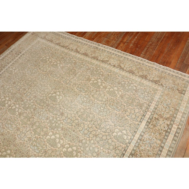 Mid 20th Century Zabihi Collection Persian Tabriz Rug - 7'10" x 11'3" For Sale - Image 12 of 18