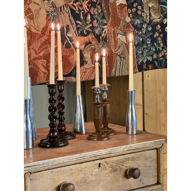 French Tapisseries Du Lion “La Scène Galante” Tapestry | Circa 1950 For Sale - Image 14 of 18