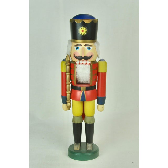 German Nutcracker in Yellow and Red Costume, 1960s For Sale - Image 10 of 10