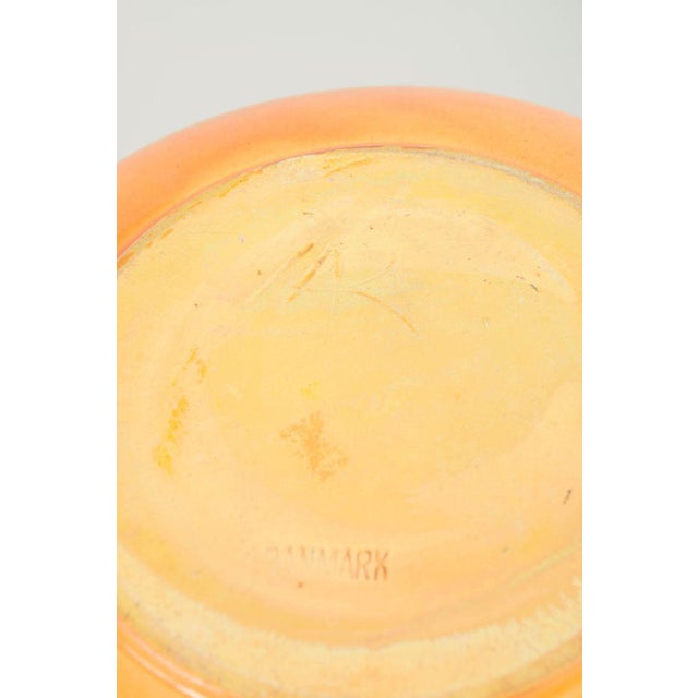 Uranium Glazed Ceramic Plates from Kähler, Denmark, 1930s, Set of 4 For Sale - Image 4 of 5