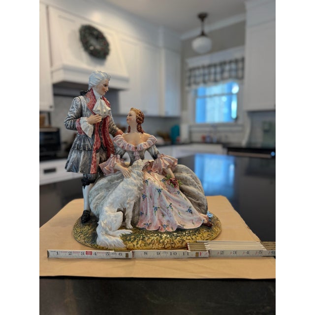 Ceramic Vintage Carlo Mollico Capodimente Style Porcelain Sculpture For Sale - Image 7 of 9