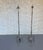 Mid-Century Modern 1950s Pair of French Mid-Century Modern Polished Nickel Tripod Floor Lamps For Sale - Image 3 of 14