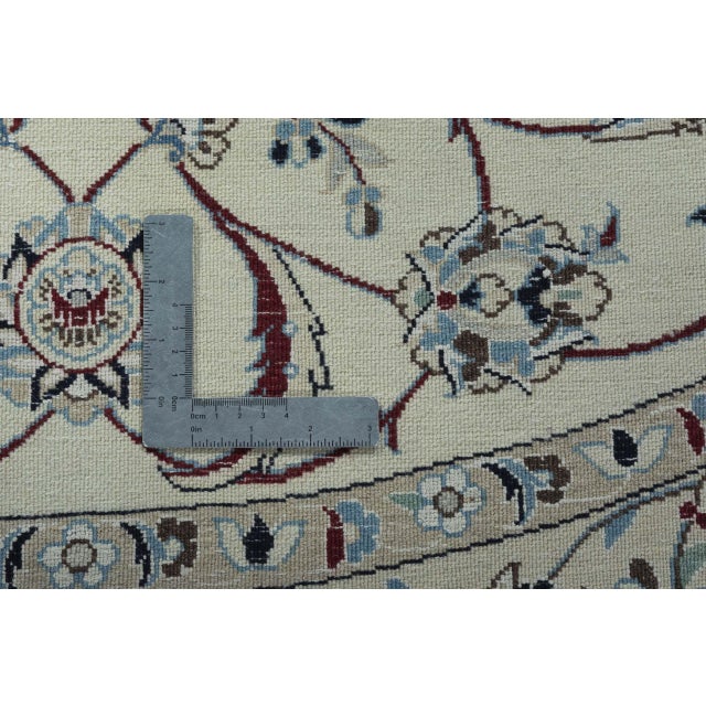 Hand-Knotted Oriental Rug with Silk For Sale - Image 10 of 11