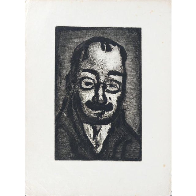 Georges Rouault (1871-1958) The Theater Director Original etching and aquatint Signed in the plate with the artist's...