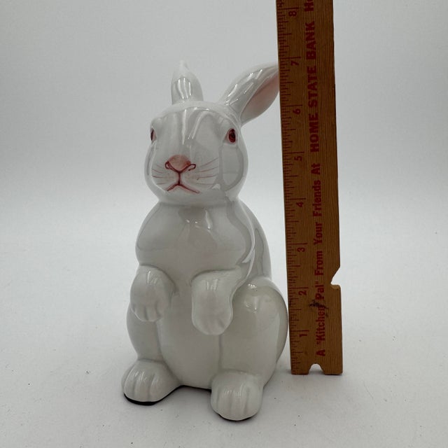 Vintage Fitz & Floyd White Rabbit 1979 Easter Bunny