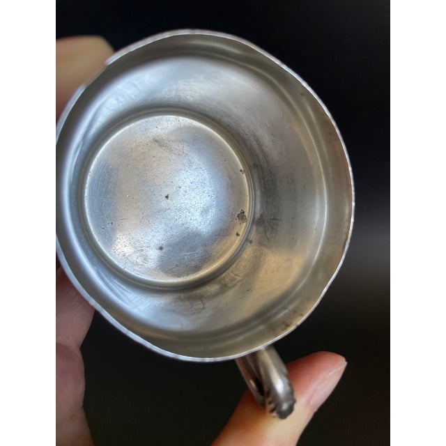 Silver 1930s Kittens at Play Silverplate Children's Mug For Sale - Image 8 of 10