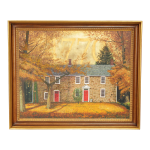 John Styga Oil Painting, 'The Clausen House'