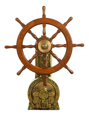 Vintage Dutch Ship Rudder
