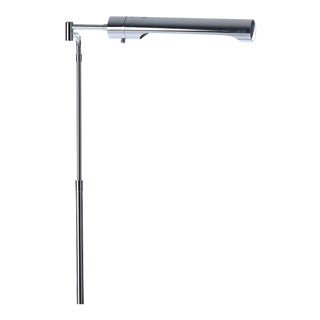 Vintage Mid Century Modern Chrome Swing Arm Floor Lamp For Sale