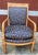 Antique French Empire Style Armchair With Carved Arm Dolphins Chinoiserie Elephant Upholstery For Sale In Pittsburgh - Image 6 of 7