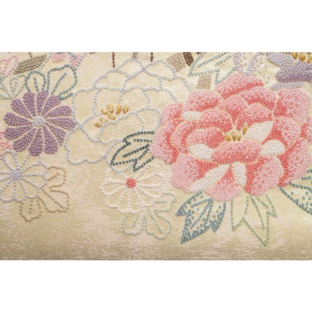 Japanese Ceremonial Silk Wall Tapestry by Renaras For Sale - Image 4 of 5