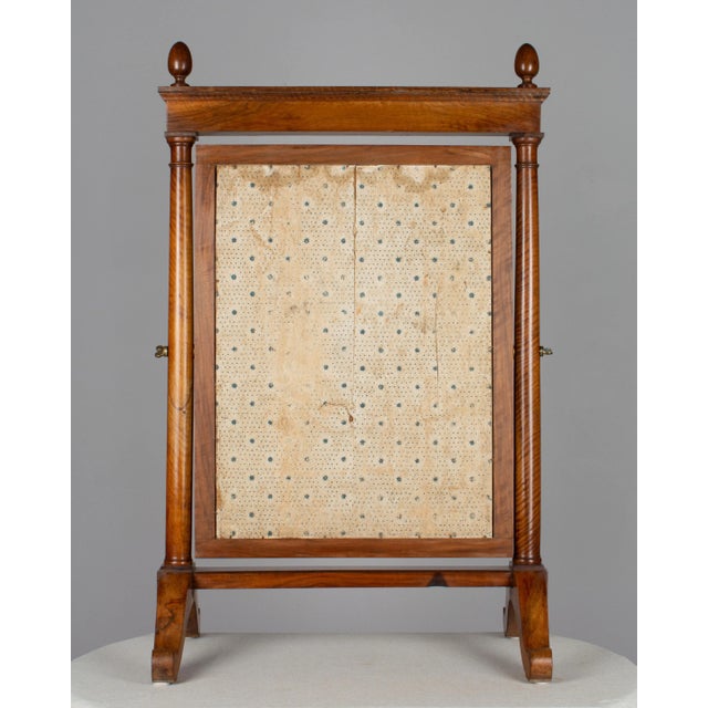 19th Century French Empire Period Cheval Mirror For Sale - Image 10 of 13