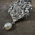 Silver Amazing 1990s Sterling Silver and Precious Stones Italian Brooch For Sale - Image 8 of 12