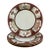 1990s The Bombay Company Royal Equestrian Dinner Plates, Set of 4 For Sale