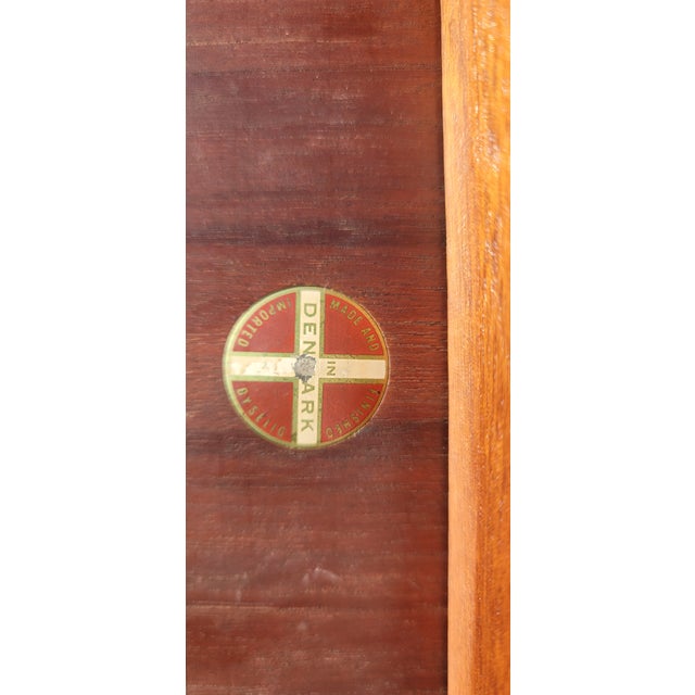 Illum Wikkelsø Rio Rosewood Folding Table IIIum Wikkelso for Silkenborg 1950 For Sale - Image 4 of 5