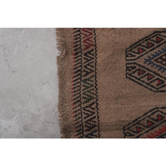 Turkish Wool Kilim Runner 1'4'' X 13'1'' For Sale - Image 6 of 9