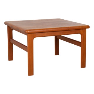 Mid-Century Wooden Coffee Table, Brown Vintage Teak For Sale