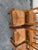 1950s French Oak & Rush Ladder-Back Dining Chairs - Set of Six For Sale - Image 12 of 13