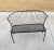 Mid-Century Modern 1980s Woodard Pinecrest Style Wrought Iron Garden Bench Loveseat For Sale - Image 3 of 6