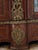 Wood Early 20th Century French Louis XVI Revival Bronze-Mounted Marquetry & Marble-Top Display Credenza For Sale - Image 7 of 11