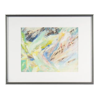1990 “Winterhill” Abstract Oil Painting by Cristina Beach For Sale