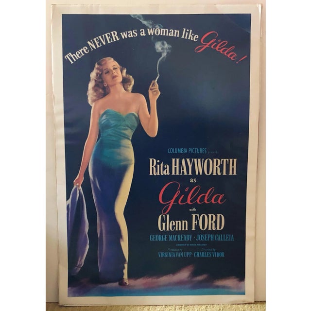 1946 Gilda Film Poster For Sale In San Francisco - Image 6 of 7