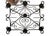 Antique French Wrought Iron Chandelier Circa 1920’s For Sale - Image 4 of 10