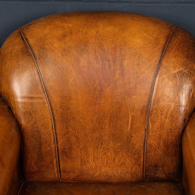 Vintage Dutch Leather Club Chairs, 1980, Set of 2 For Sale - Image 10 of 18