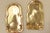 Stunning pair of Mid century Swedish brass sconces, featuring beautiful detailing. Both sconces are in very good vintage...