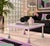 A vintage, 1992 one-of-a-kind handmade metal and acrylic coffee table by artist Mitch Levin. It has a heavy, industrial...