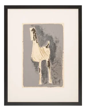 Marino Marini, Pferd, Color Screen Print on Thick Paper