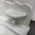 Oak Washstand Marble Top + Backsplash, Antique For Sale - Image 9 of 12