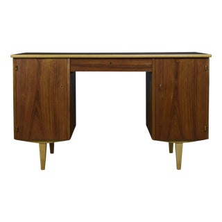 Mid-Century Modern Swedish Double-Sided Desk in Teak, 1960s For Sale