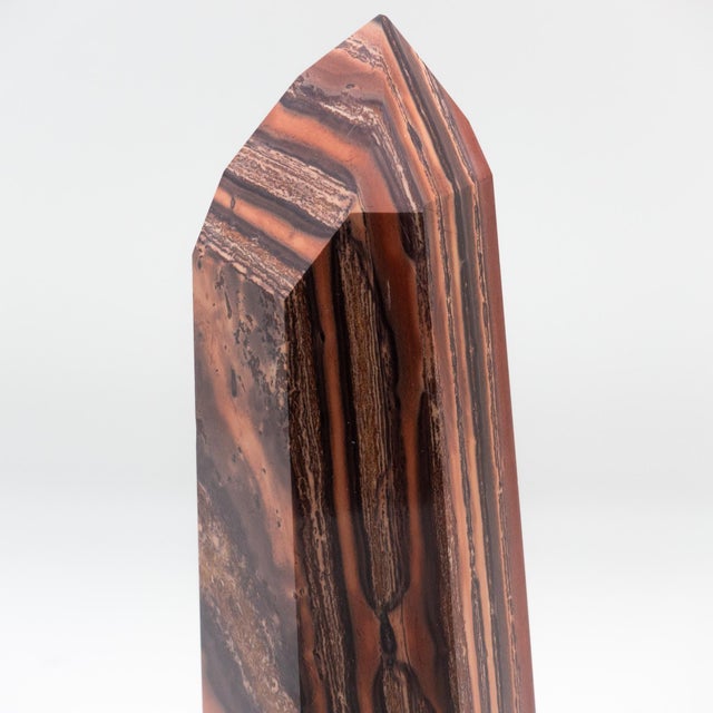 2010s Orange-Brown Banded Jasper Point For Sale - Image 5 of 7