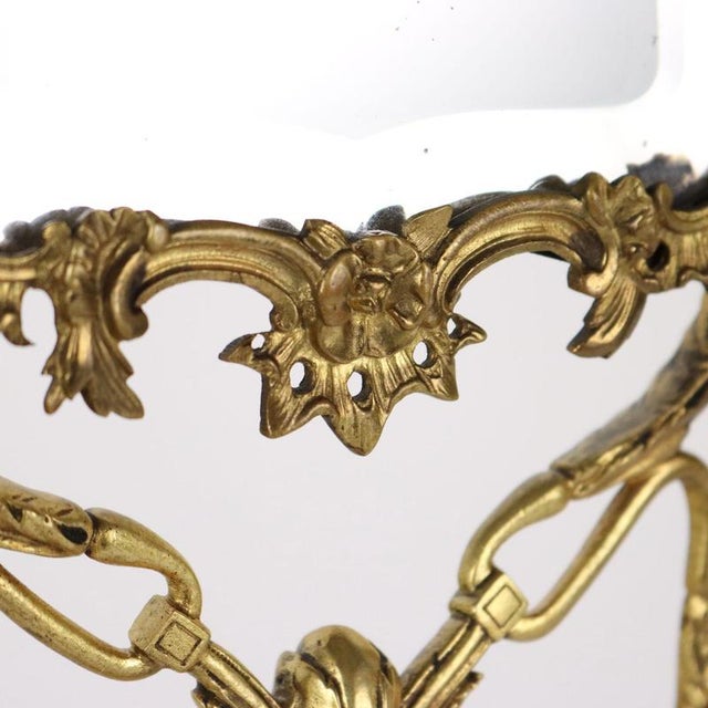 Bronze Vanity Mirror, Europe, 19th Century-20th Century For Sale - Image 4 of 12