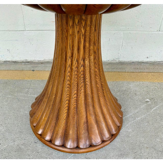 Jonathan Charles Jonathan Charles Modern Carrara Marble Darkeith End Table For Sale - Image 4 of 4