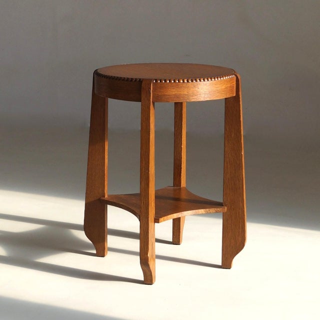 Dutch Amsterdam School Art Deco Occasional Table, 1920s For Sale - Image 11 of 16