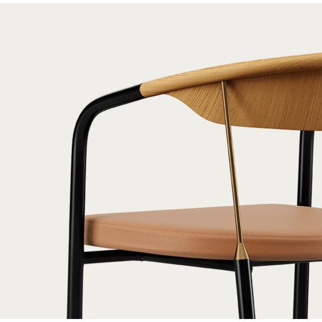 Not Yet Made - Made To Order Chairman Chair in Oak with Upholstery in Silt by Henrik Tengler for One Collection For Sale - Image 5 of 15