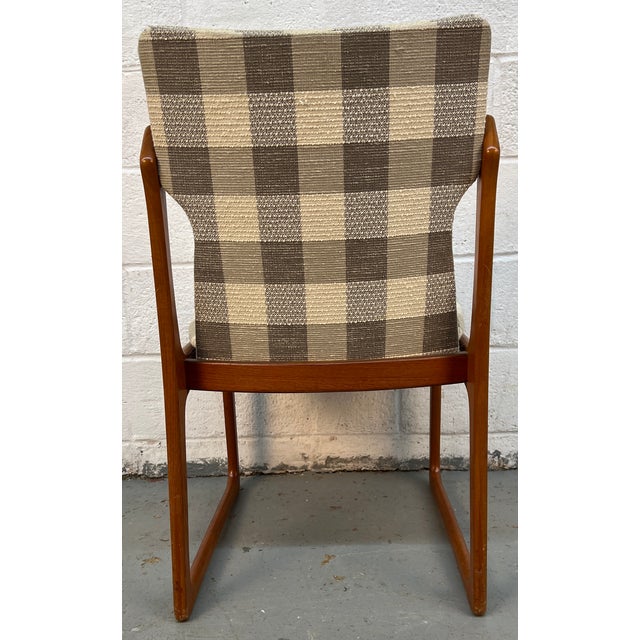Mid 20th Century Set of Six Danish Mid-Century Modern Teak Sled Leg Dining Chairs by Art Furn For Sale - Image 14 of 17