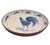 Italian Italian Hand-Painted Blue Rooster Ceramic Serving Bowl For Sale - Image 3 of 12