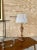 Mid-Century Modern Charming Carved Wood Turned Lamp For Sale - Image 3 of 10