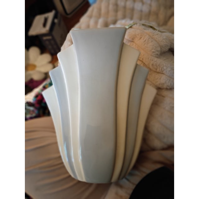 1960s Vintage Mar Kel Large Art Deco Vase For Sale - Image 5 of 7