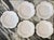 Vintage Bordallo Pinheiro Cabbage White Luncheon Plates, Rimmed - Set of 5 For Sale In Seattle - Image 6 of 8