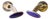 Art Deco Blue Guilloche Enamel and 925 Sterling Cufflinks by David-Andersen for Guttorm Kristiansen, Norway, 1930s, Set of 2 For Sale