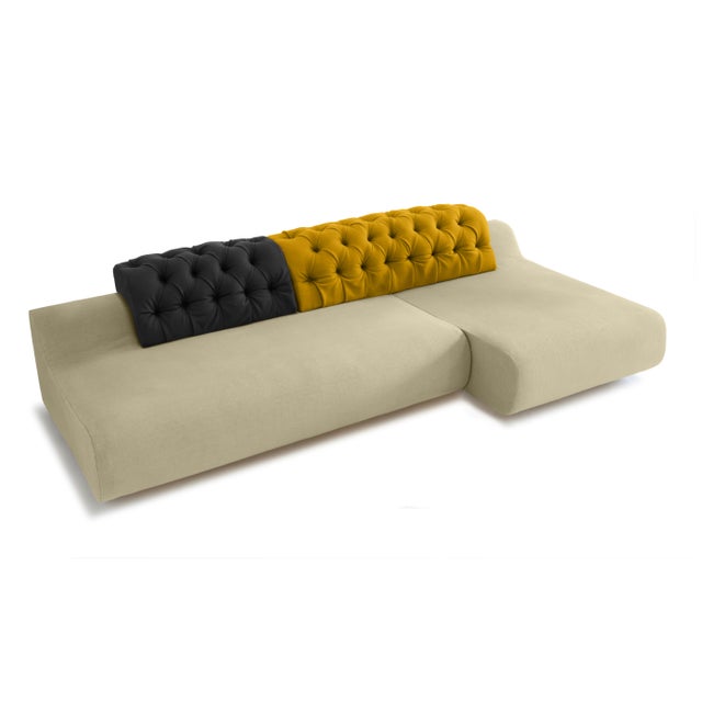 Baco Sustainable Chaise Sofa by Sara Ferrari for Biosofa For Sale - Image 10 of 10