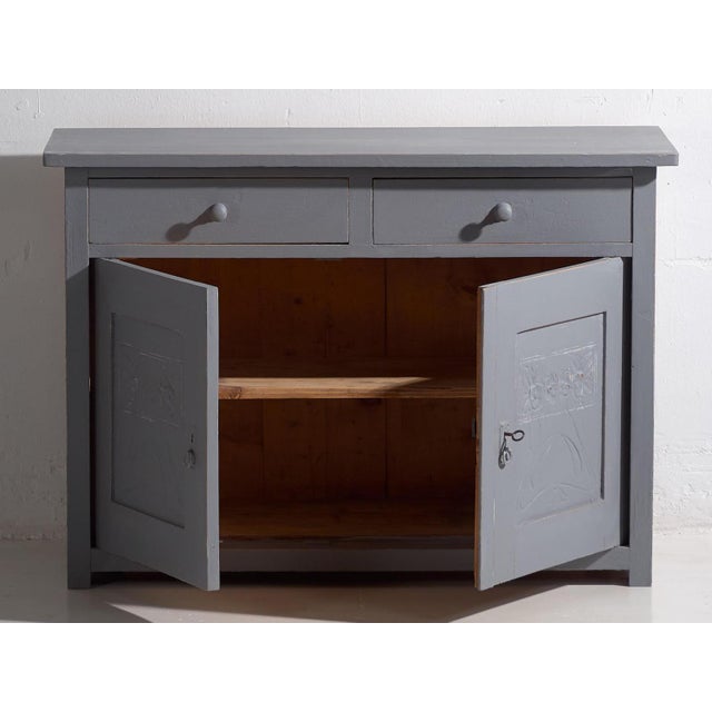 Antique Two-Door Dresser, 1920s For Sale - Image 14 of 17