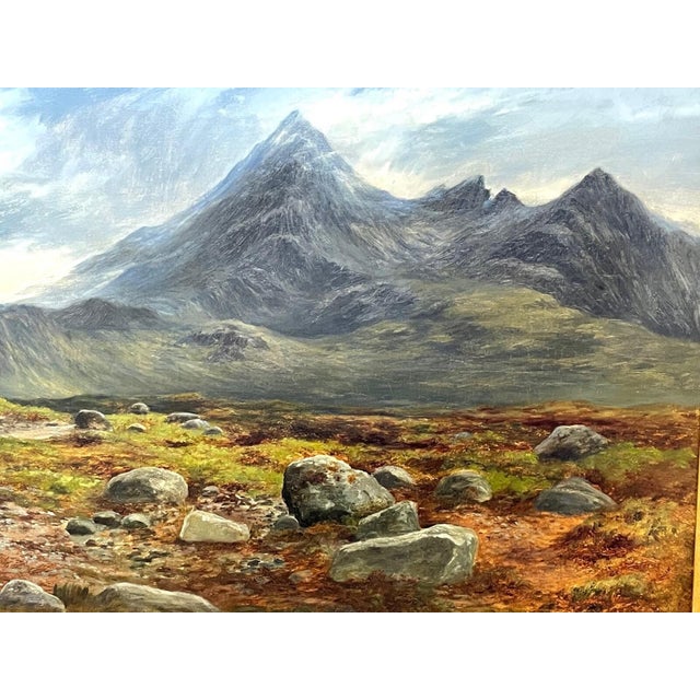Victorian 19th Century William Beattie-Brown Scottish Isle of Skye Landscape Oil Painting For Sale - Image 3 of 18
