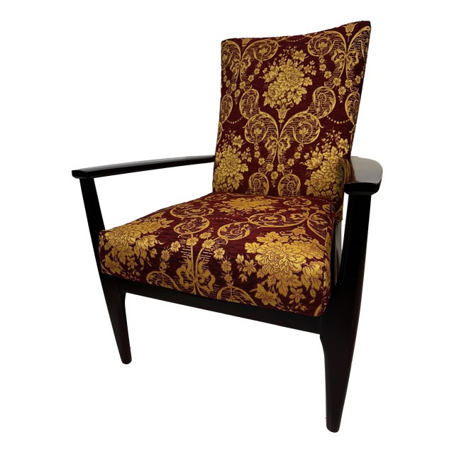 Mid-Century Armchair in Floral Chenille by Parker Knoll, 1964 For Sale