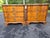Pair of Century Furniture Company 3 drawer nightstands. Design is traditional French style with elegant serpentine...