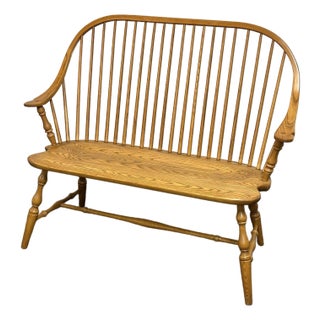 Late 20th Century Windsor Bench For Sale